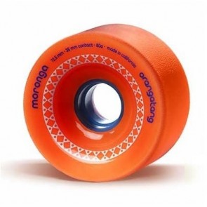 Orangatang Moronga 72.5mm 80a Orange longboard wheels